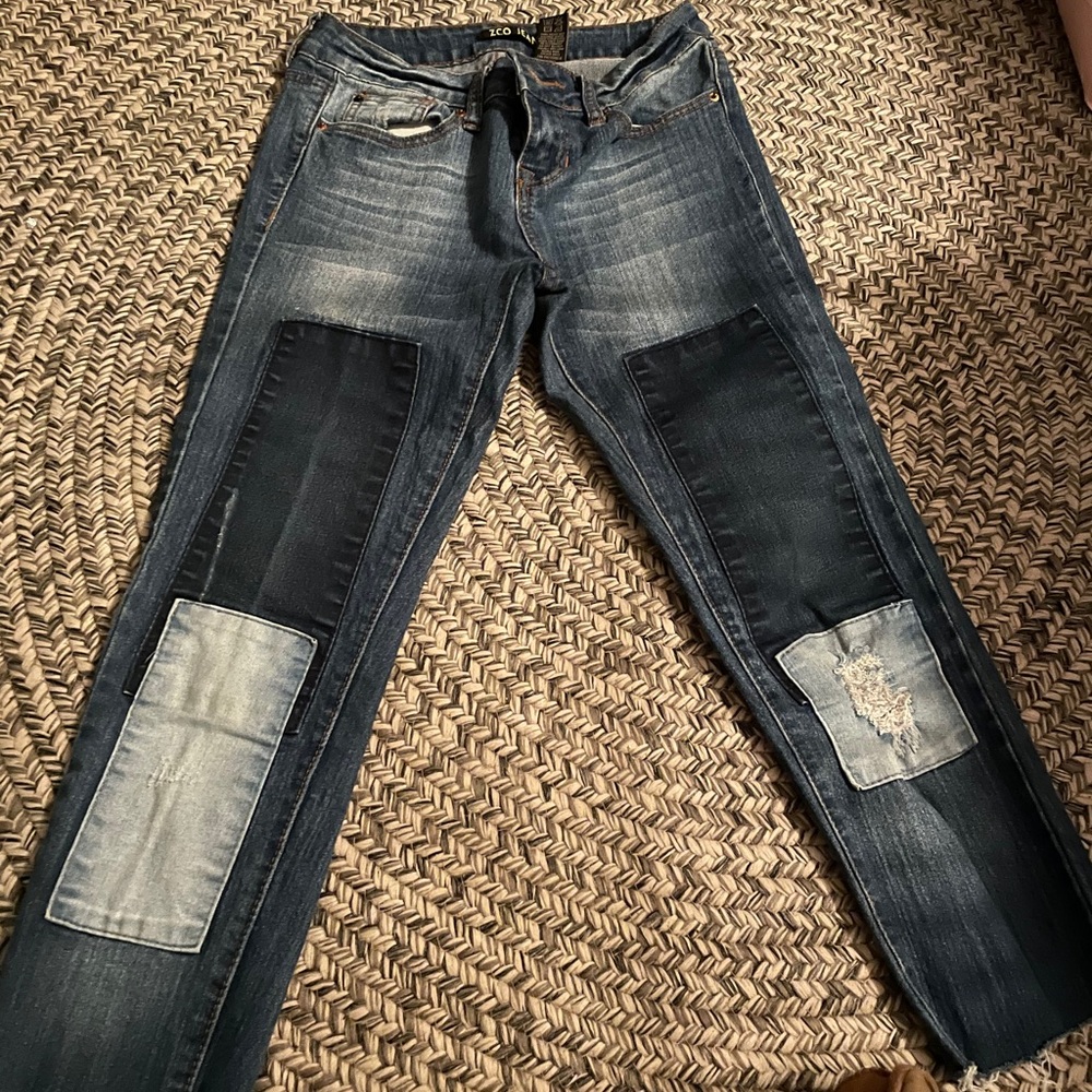 ZCO lower rise cut off skinny jeans